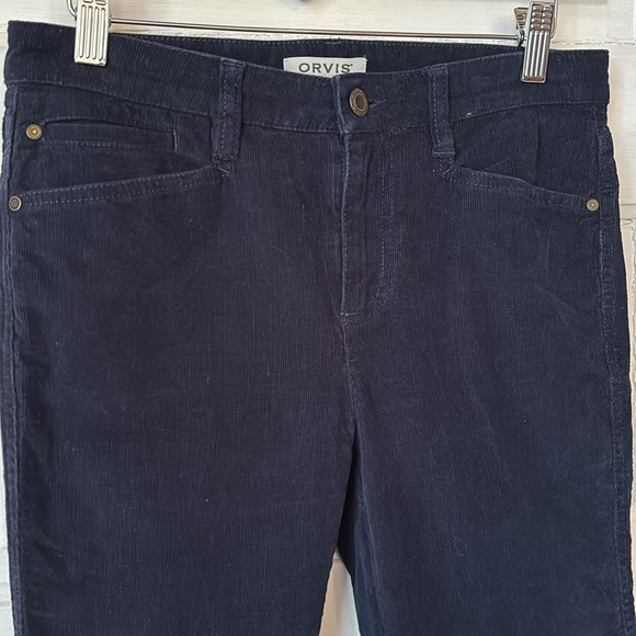 ORVIS STRETCH CORDUROY NATURAL FIT SKINNY LEG PANTS - Picture 3 of 10